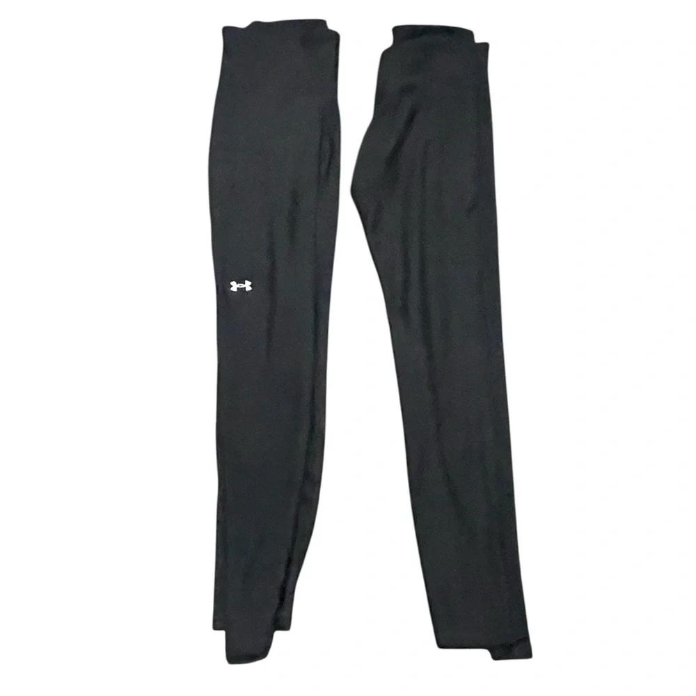 Two (2) Under‎ Armour Black Leggings * Workout * Jogging * Activewear - Picture 3 of 10
